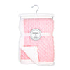 Popcorn Sherpa Blanket - Pink