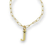 Gold Plated Initial Necklace - Choose Your Initial