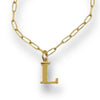 Gold Plated Initial Necklace - Choose Your Initial