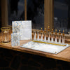 Luxury Splash of Gold Chanukah Brachos Card