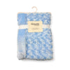 Curly Plush Stroller Blanket - Blue