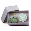 120ml Fragrance Diffuser with Ceramic Gypsum Flower - Rose Petal