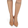 Silky Sheer Knee High Tights 12 Denier | One-Size Nude | 3 Pack Box