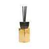 Gold Bottle Diffuser With Black Cap - Iris & Rose Scent