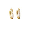 Baguette Hoop Earrings