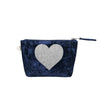 Crushed Velvet Embellished Makeup Bag