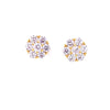 Flower Stud Earrings Gold Itsallagift