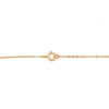 Gold Necklace With Flower Embossed Design Itsallagift