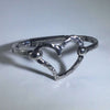 Metal Heart Bangle Itsallagift