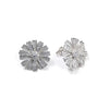 Pave Flower Petal Earrings Itsallagift