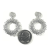 Dressy Pave Door Knocker Earrings Itsallagift