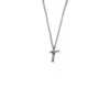 Rainbow CZ Initial Letter Necklace Itsallagift