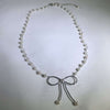 Pearl Bow Necklace Itsallagift